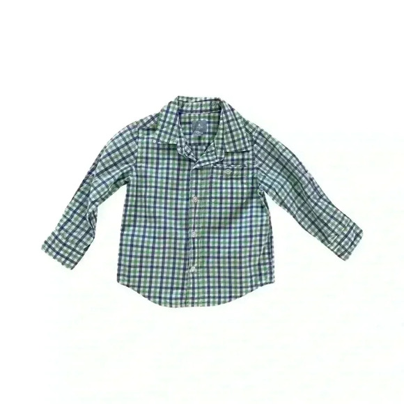 Gap Gingham Button Down Shirt Size 3T - Picture 1 of 3